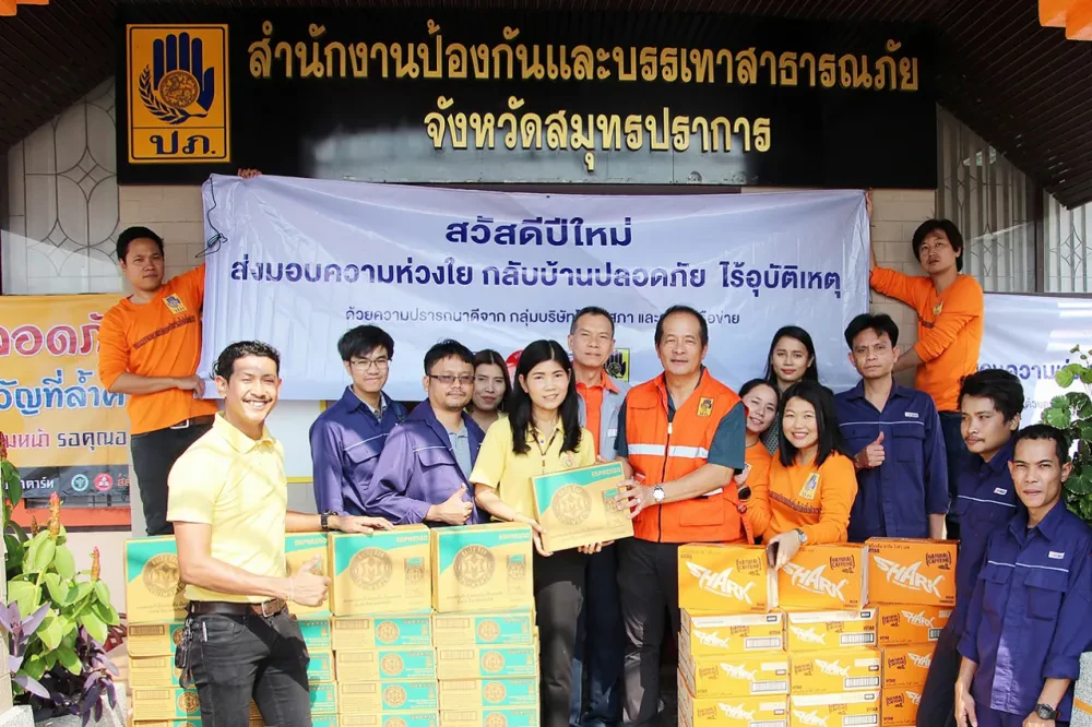 Osotspa Group Joins Safe Drive Campaign, Reduce Road Accidents During the New Year Holidays