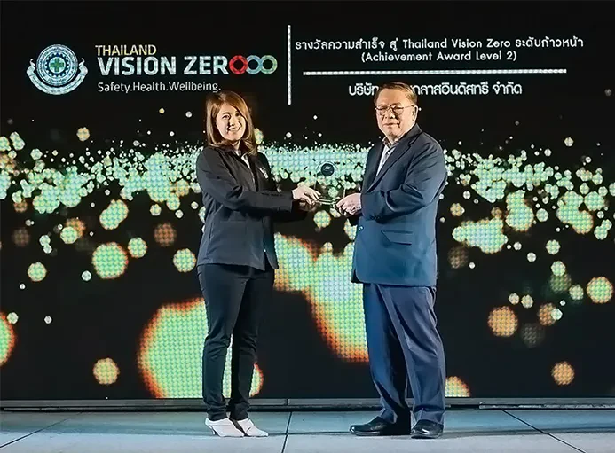 Osotspa Receives Thailand Vision Zero Achievement Award