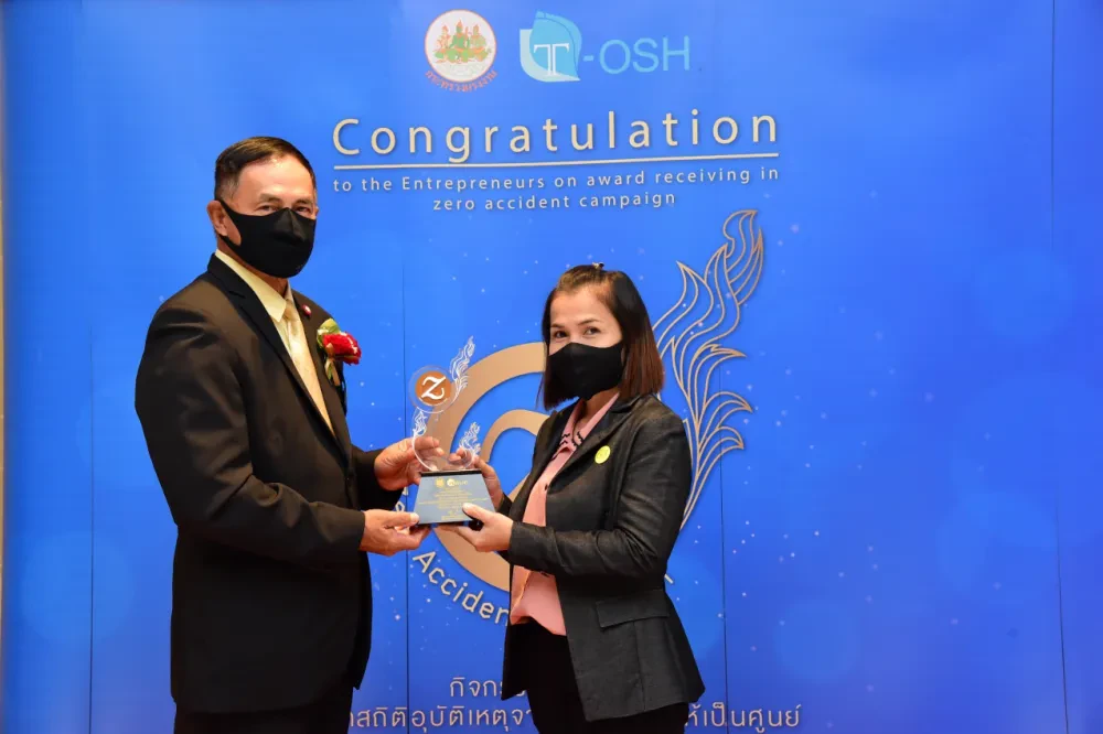 Osotspa Receives Zero Accident Campaign Award for the Second Consecutive Year