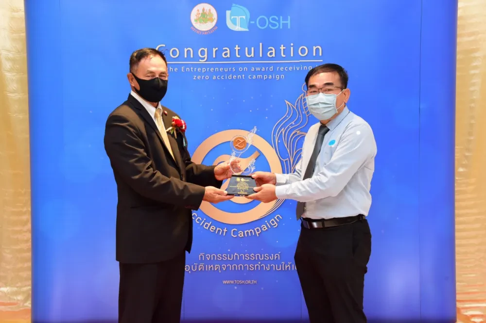 Osotspa Receives Zero Accident Campaign Award for the Second Consecutive Year